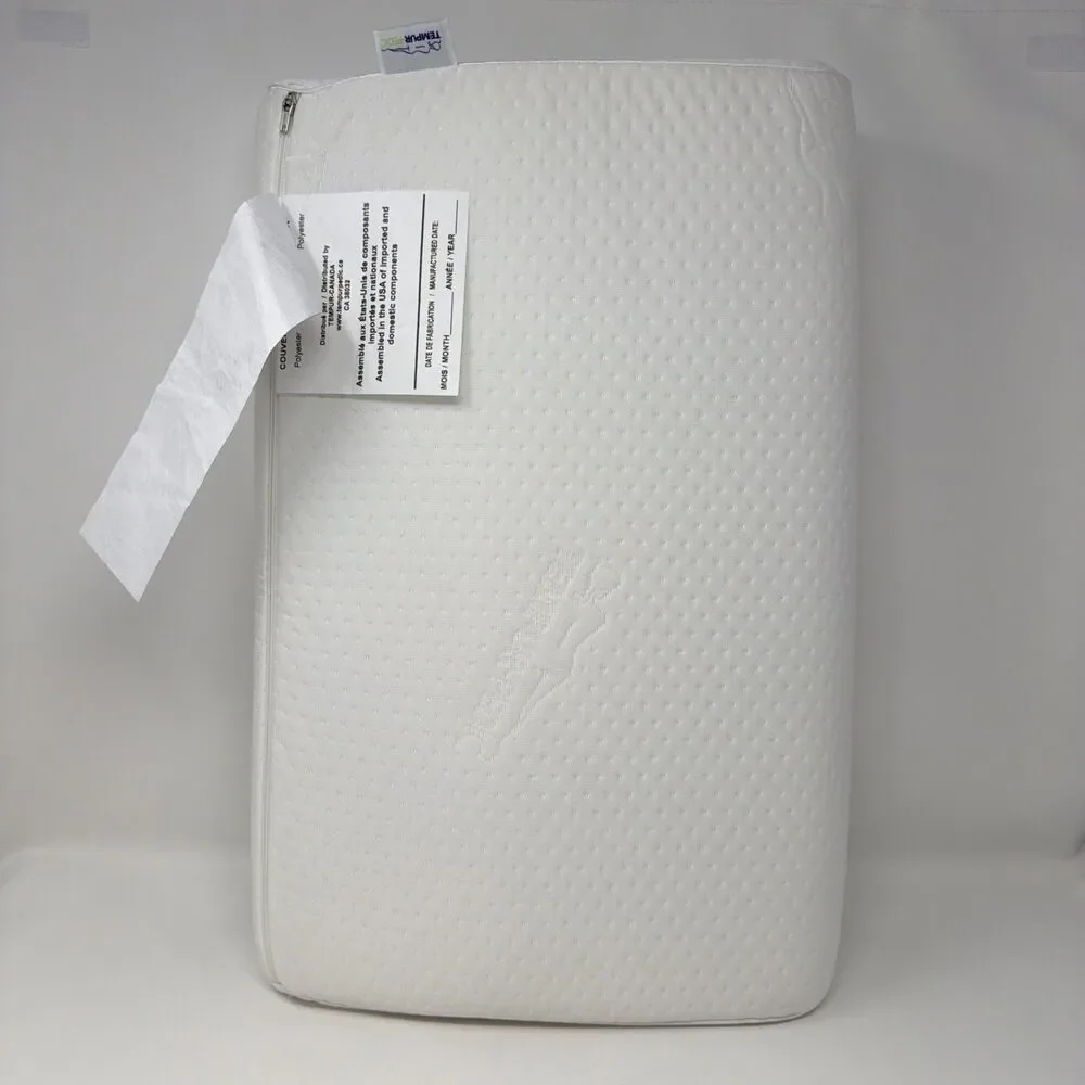 Tempur-Pedic Neck Pillow Medium Profile TEMPUR-Ergo Memory Foam Standard 20x12x4